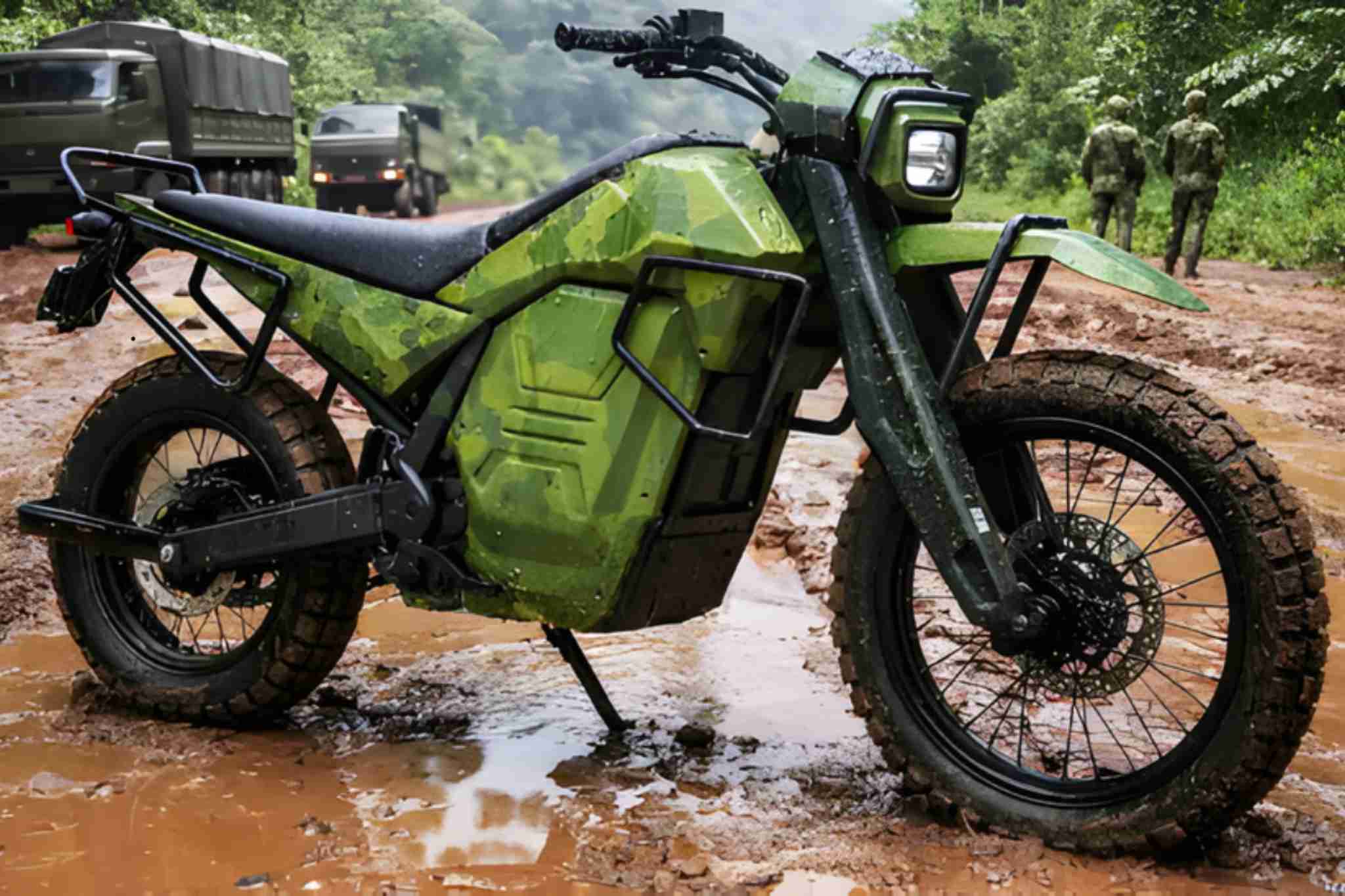 Moto elétrica militar do Canadá funciona sem limitações em temperaturas entre -35°C e +45°C