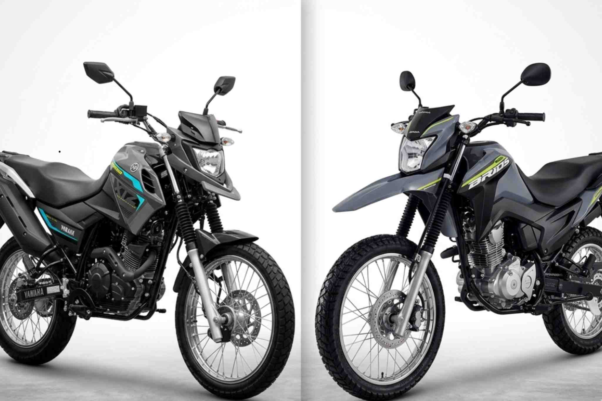 Yamaha Crosser S e Honda Bros 160