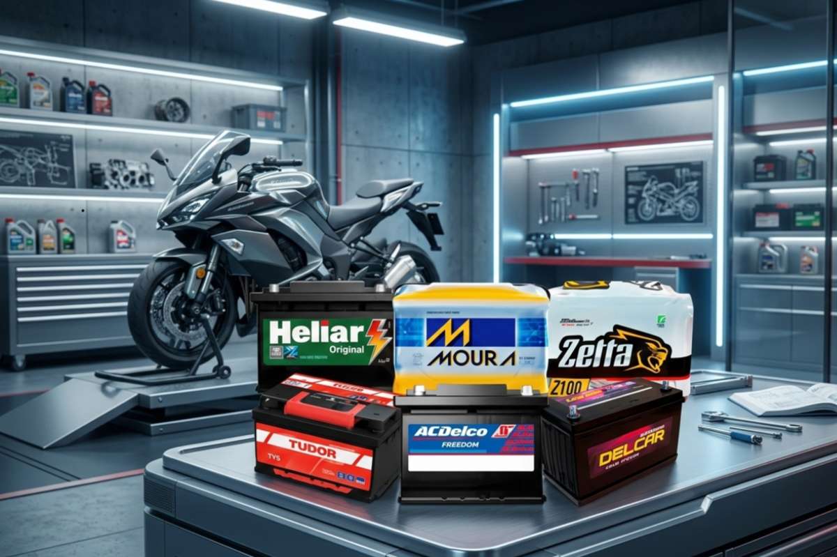 Baterias para moto: as 5 melhores do mercado em 2026