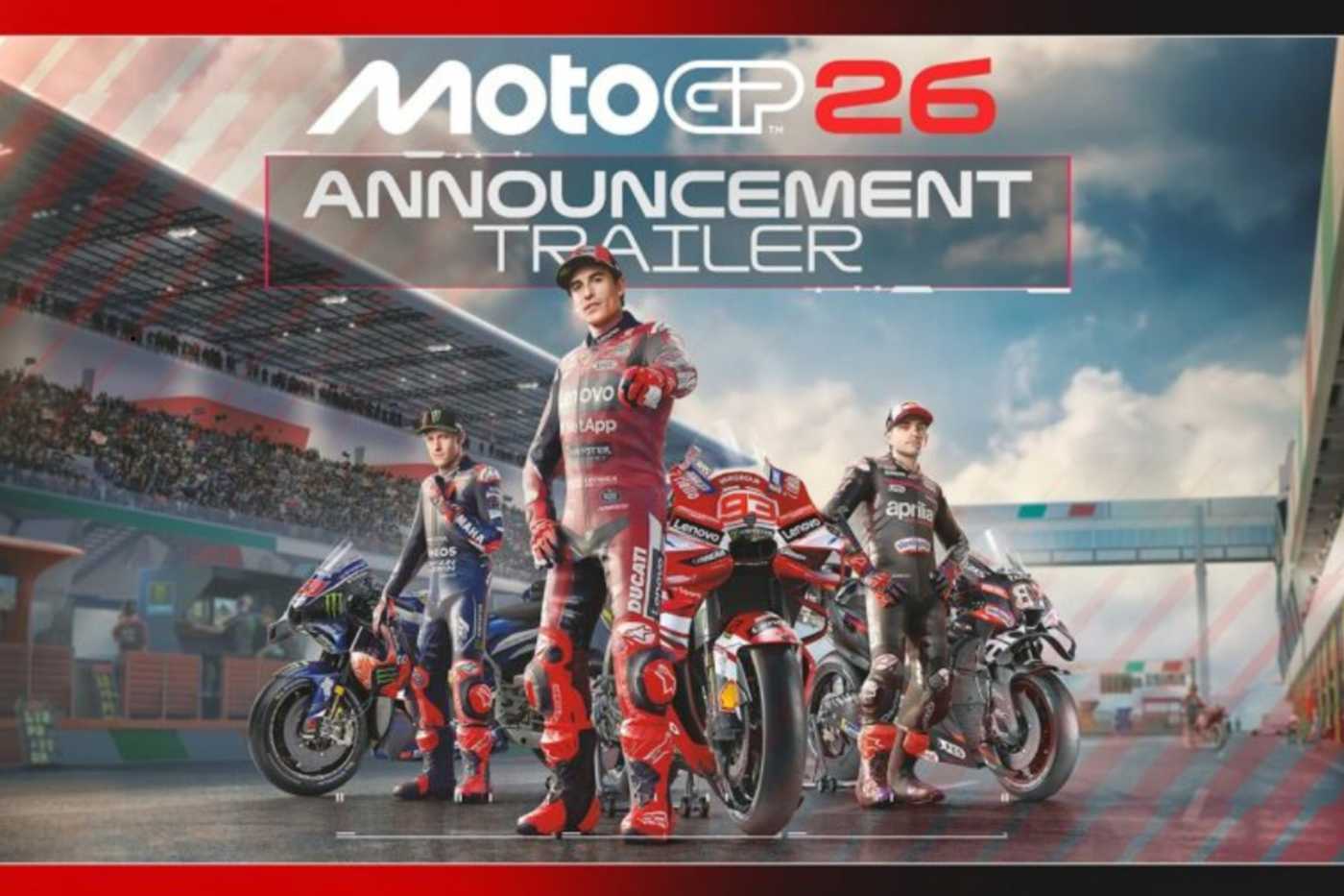 MotoGP 26 confirma lançamento global em 29 de abril de 2026