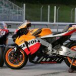 Moto da Honda com motor V5