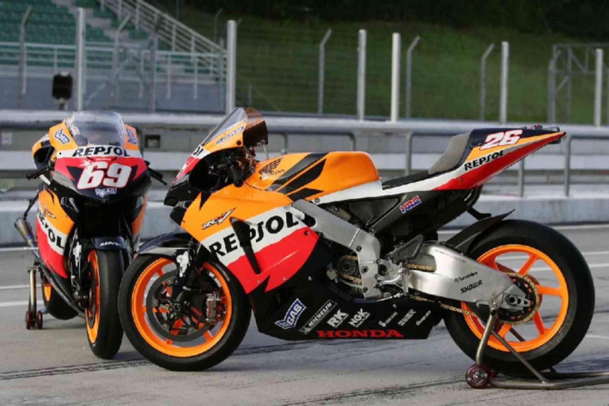 Moto da Honda com motor V5