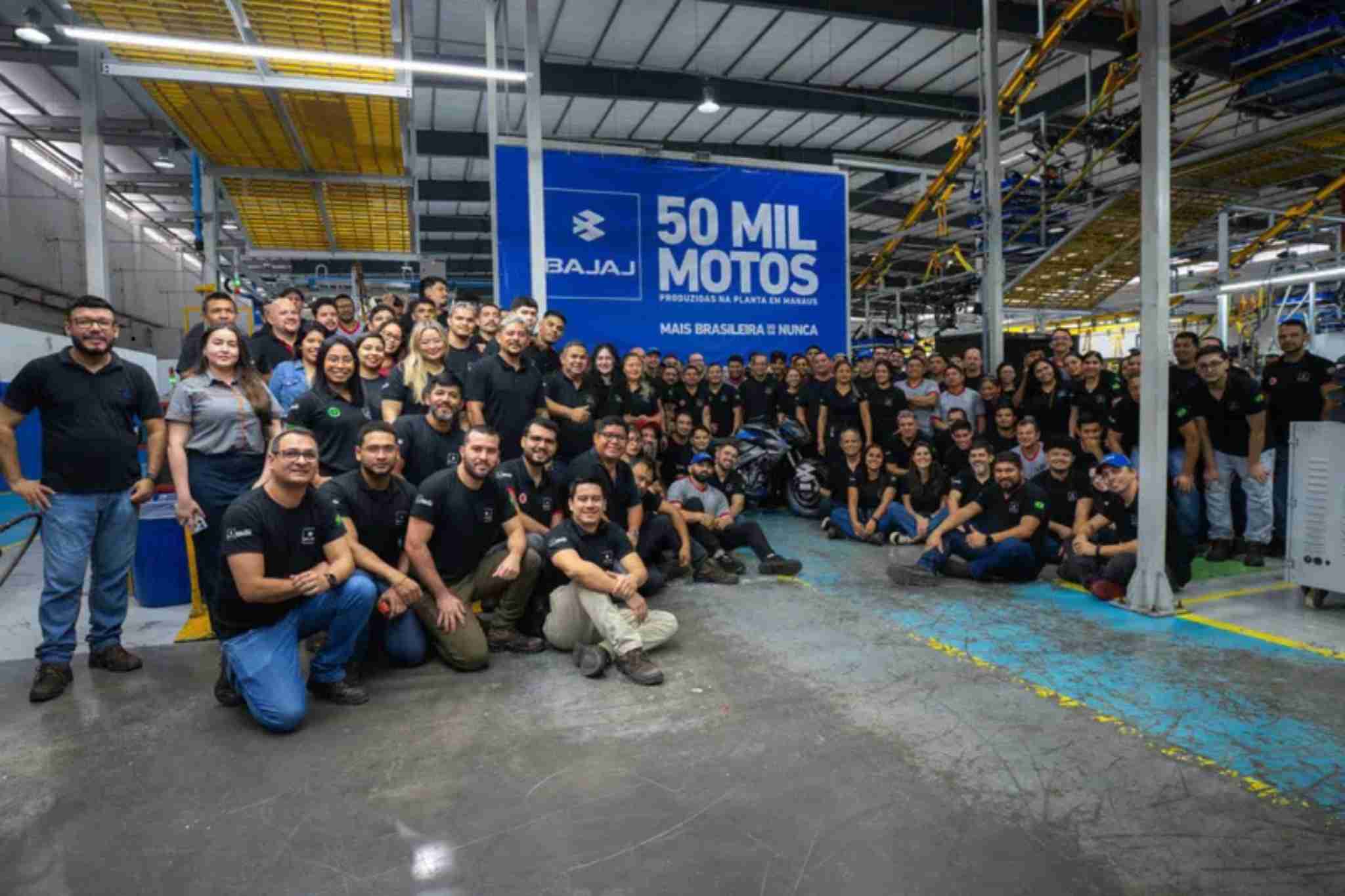 Bajaj não para: 50 mil motos produzidas e expansão ganha ritmo
