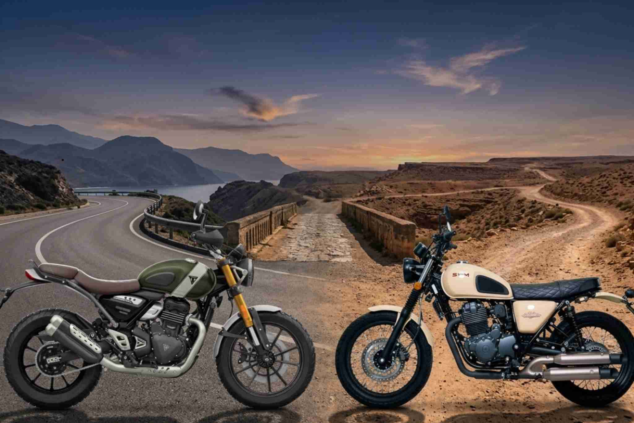 R$ 10 mil de diferença: Triumph 400X ou Shineray 400SC, qual levar?