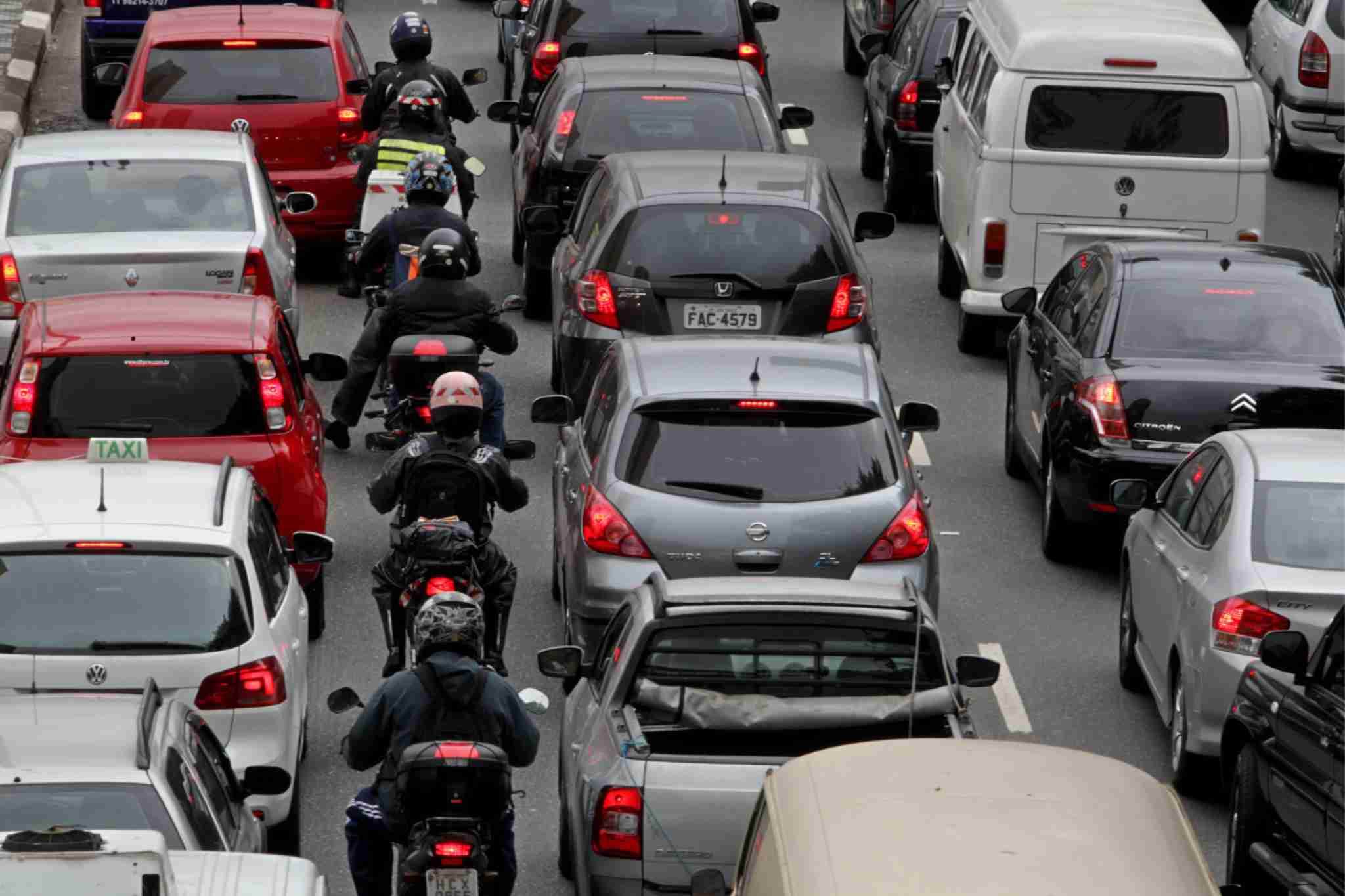 Moto no corredor